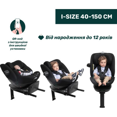 Автокрісло Chicco EverOne i-Size Чорне (8058664181100) (87148.95)