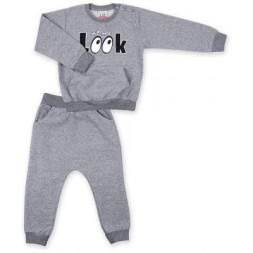Набір дитячого одягу Breeze кофта зі штанами &quot;Look&quot; (8074-80B-gray)