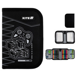 Пенал Kite Player 1 відділення, 2 відвороти (K25-622H-6)