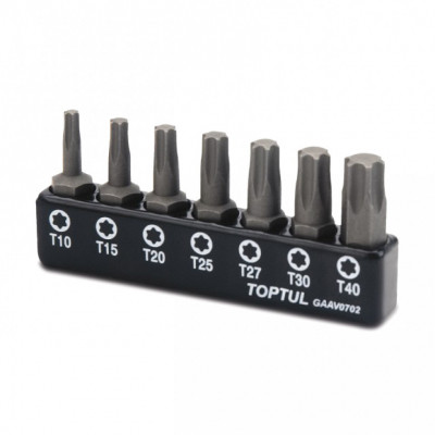 Набір біт Toptul TORX 1/4&quot; 7од. (T10-T40) (GAAV0702)