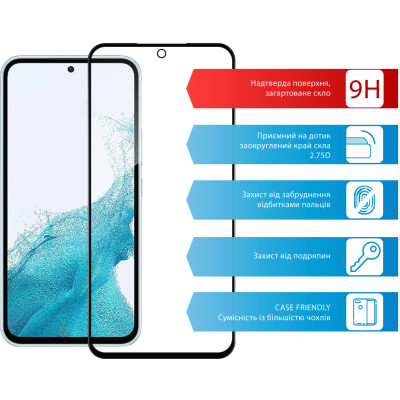 Скло захисне ACCLAB Full Glue Samsung A54 5G (1283126559860)