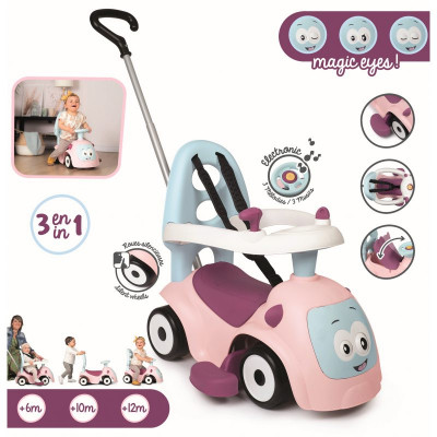 Чудомобіль Smoby Маестро 3 в 1, рожевий (720305)