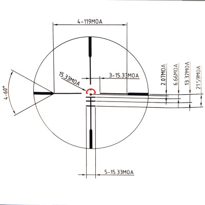 Оптичний приціл Konus SIGHT-PRO PTS2 3x30 (призматичний) (7203)