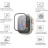Скло захисне Drobak Apple Watch Ultra 2 49mm Black Frame A+ (323209)