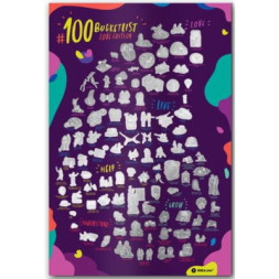 Скретч постер 1DEA.me 100 Справ Для Закоханих Love Edition англійська (13018)
