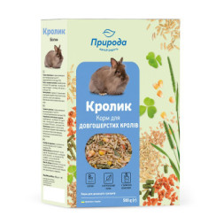 Корм для гризунів Природа «Кролик» + Біотин 500 г (4823082410743)