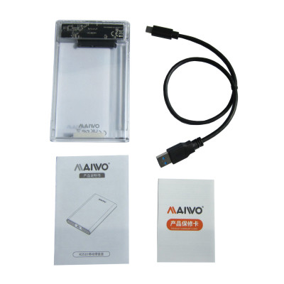 Кишеня зовнішня Maiwo 2.5&quot; SATA/SSD HDD - USB3.1 Gen1 Type-C (K2510)