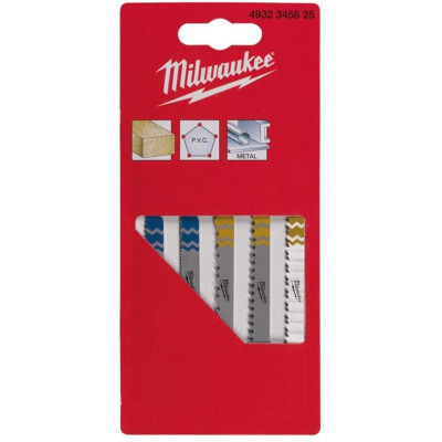 Полотно Milwaukee для лобзика, 5шт (4932345825)