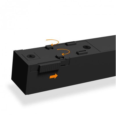 Світильник Videx LD430B 10.5W 30cm 4000K 48V Black (VL-TRMS-LD430B)