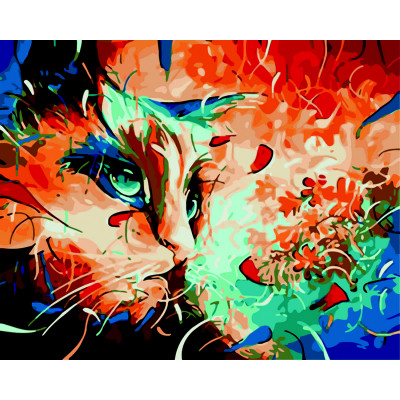 Картина по номерам ZiBi Котик в мріях 40*50 см ART Line (ZB.64234)