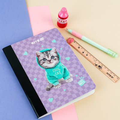 Блокнот Kite з магнітною закладкою Studio Pets А5, 60 аркушів, клітинка (SP25-192)