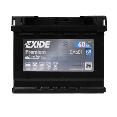 Акумулятор автомобільний EXIDE PREMIUM 60A (EA601)