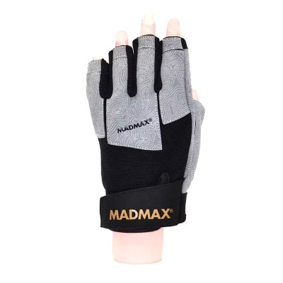 Рукавички для фітнесу MadMax MFG-871 Damasteel Grey/Black XL (MFG-871_XL)