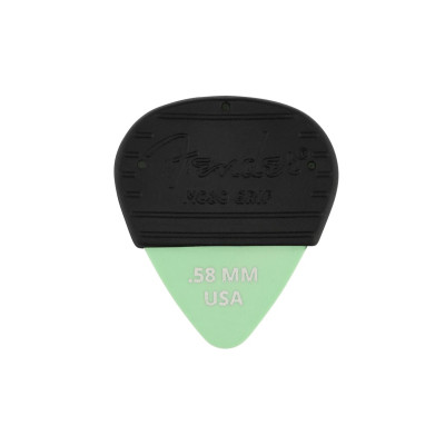 Медіатор Fender Mojo Grip Dura-Tone 0.58 Delrin Picks 3 Pack Surf Green (236997)