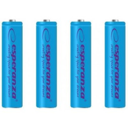 Акумулятор Esperanza AAA 1000mAh Ni-MH * 4 blue (EZA102B)