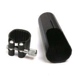 Лігатура для саксофонів J.Michael Leather Clamp and Cap for Soprano Sax (D-02)