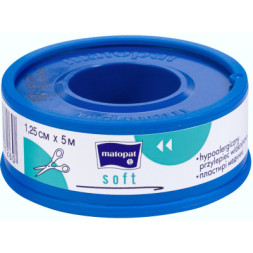 Пластир медичний Matopat Soft 1.25 см x 5 м (5900516897260)