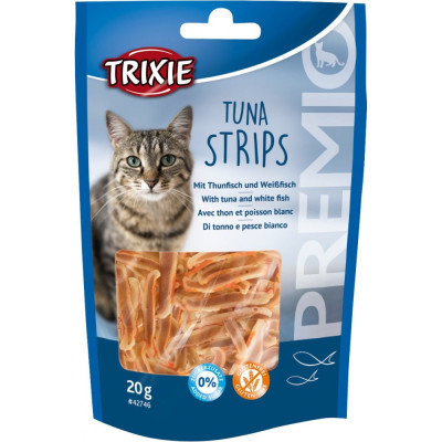 Ласощі для котів Trixie Premio Tuna Strips смужки тунця 20 г (4011905427461)
