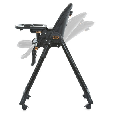 Стілець для годування El Camino ME 1037-B black gold Crystal (ME 1037-B black gold)