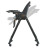 Стілець для годування El Camino ME 1037-B black gold Crystal (ME 1037-B black gold)