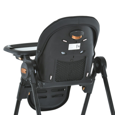 Стілець для годування El Camino ME 1037-B black gold Crystal (ME 1037-B black gold)