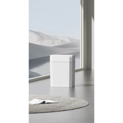 Контейнер для сміття JAH Сенсорний З кільцем для фіксації пакету Білий 12 л (20261)