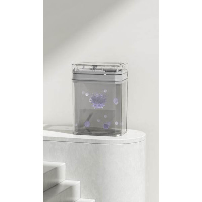 Контейнер для сміття JAH Сенсорний З кільцем для фіксації пакету Білий 12 л (20261)