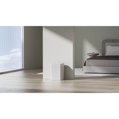 Контейнер для сміття JAH Сенсорний З кільцем для фіксації пакету Білий 12 л (20261)