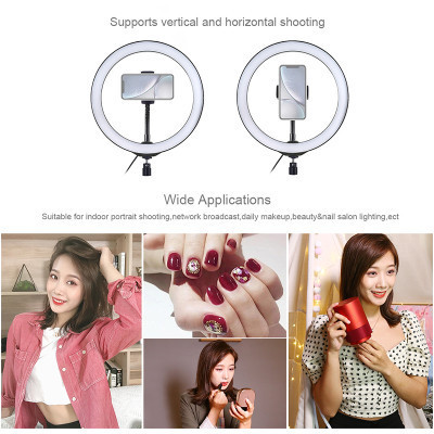 Набір блогера Puluz Ring USB LED lamp 10.2&quot;+ table mount 140cm (PKT3039)