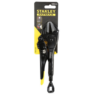 Кліщі Stanley з фіксацієй (пинци) 180мм прямі посилені FatMax (FMHT0-75467)
