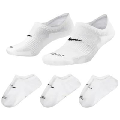 Шкарпетки Nike U NK EVERYDAY PLUS CUSH FOOTIE DH5463-903 34-38 3 пари Білі (195242756867)