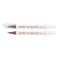 Художній маркер STA пензлик акварельний AQUA NATURAL BRUSH 3700, горіховий (STA3700-49)