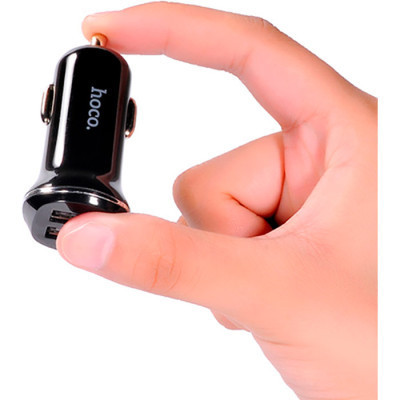 Зарядний пристрій HOCO Z1 2xUSB Black (6957531035909)