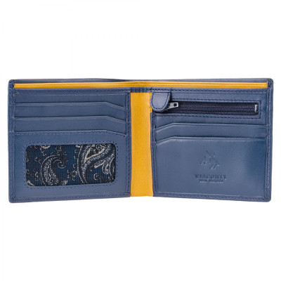 Гаманець Visconti PM101 Pablo з RFID Blue Mustard (PM101 BLUE/MUST)