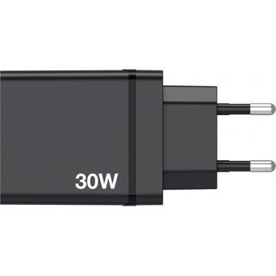 Зарядний пристрій Verbatim USB 30W PD3.0 4-ports black (49700)