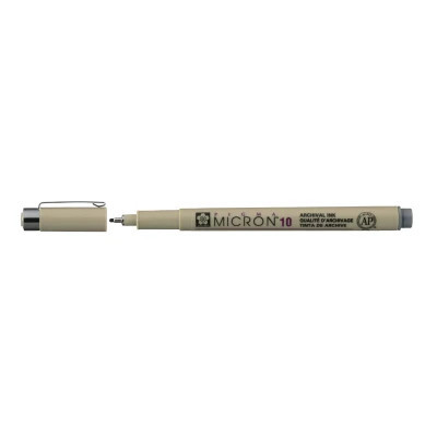 Лайнер Sakura Pigma Micron (10) 0,6 мм Сірий (084511333703)