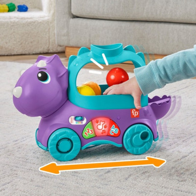 Каталка Fisher-Price Веселий трицератопс (багатомовний) (HNR53)