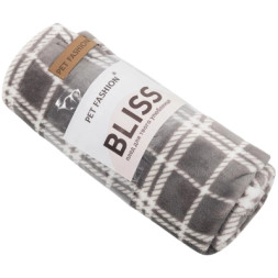 Килимок для тварин Pet Fashion Bliss 2 70.5х94 см сірий у клітинку (4823082441310)
