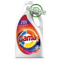 Гель для прання Gama Color &amp; Dark Для кольорової та темної білизни 4.5 л (8435495845249)