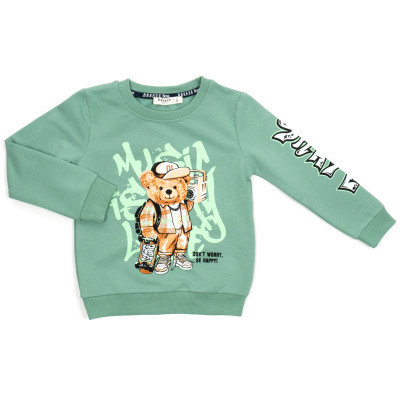 Спортивний костюм дитячий Breeze з ведмедиком (19241-92B-green)