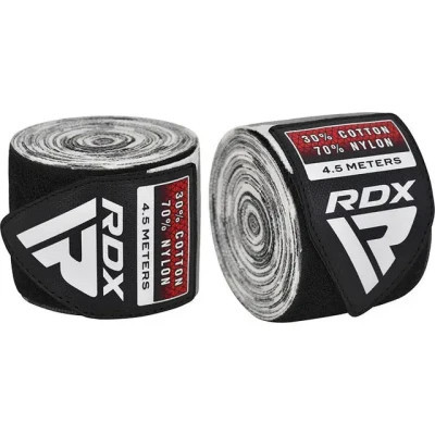 Бинт для спорту RDX для боксу WX Professional Boxing Hand Wraps Camo Grey (4.5м.) (HWX-RC+)