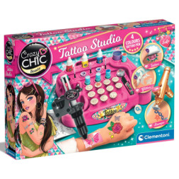 Набір для творчості Clementoni Tattoo Studio, серія Crazy Chic (18602)