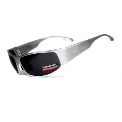 Сонцезахисні окуляри Global Vision BAD-ASS-1 Silver Сірі (1БЕД1-СМ20)