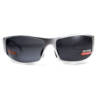 Сонцезахисні окуляри Global Vision BAD-ASS-1 Silver Сірі (1БЕД1-СМ20)