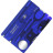 Ніж Victorinox SwissCard Lite Transparent Blue (0.7322.T2)