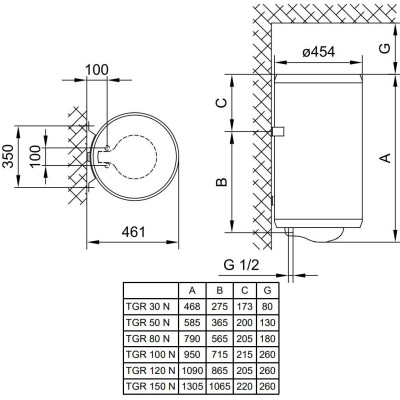 Бойлер TIKI Prime M 50V9 (700171)