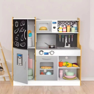 Ігровий набір Ecotoys дерев’яна дитяча кухня MOOD зі звуковими та світловими ефектами (TL053001)