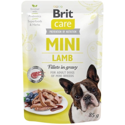 Вологий корм для собак Brit Care з філе ягня (8595602560301)