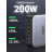 Зарядний пристрій Ugreen 6xUSB 200W (4хUSB-C+2xUSB-A) Gan CD271 (40914)