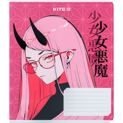 Зошит Kite Anime 18 аркушів, клітинка (K24-236-2)